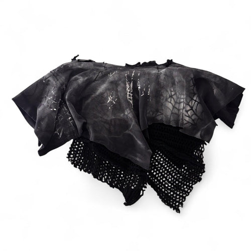 Black and White Spider Mini Skirt