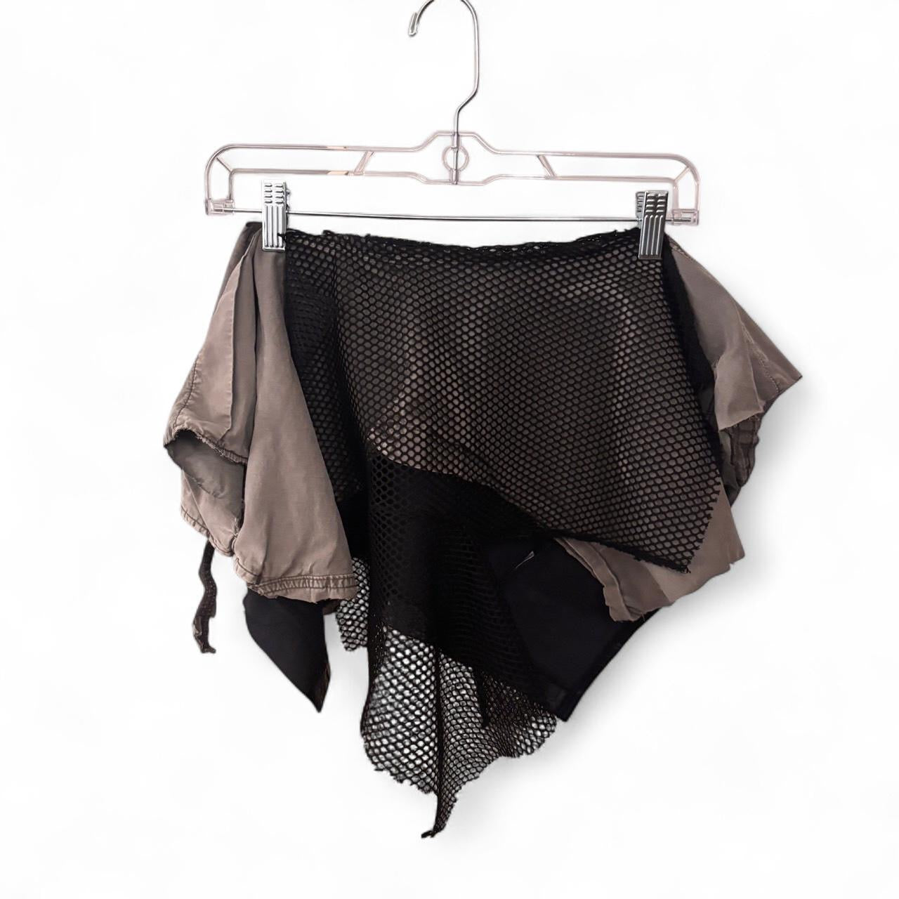 Gray Mini Skirt