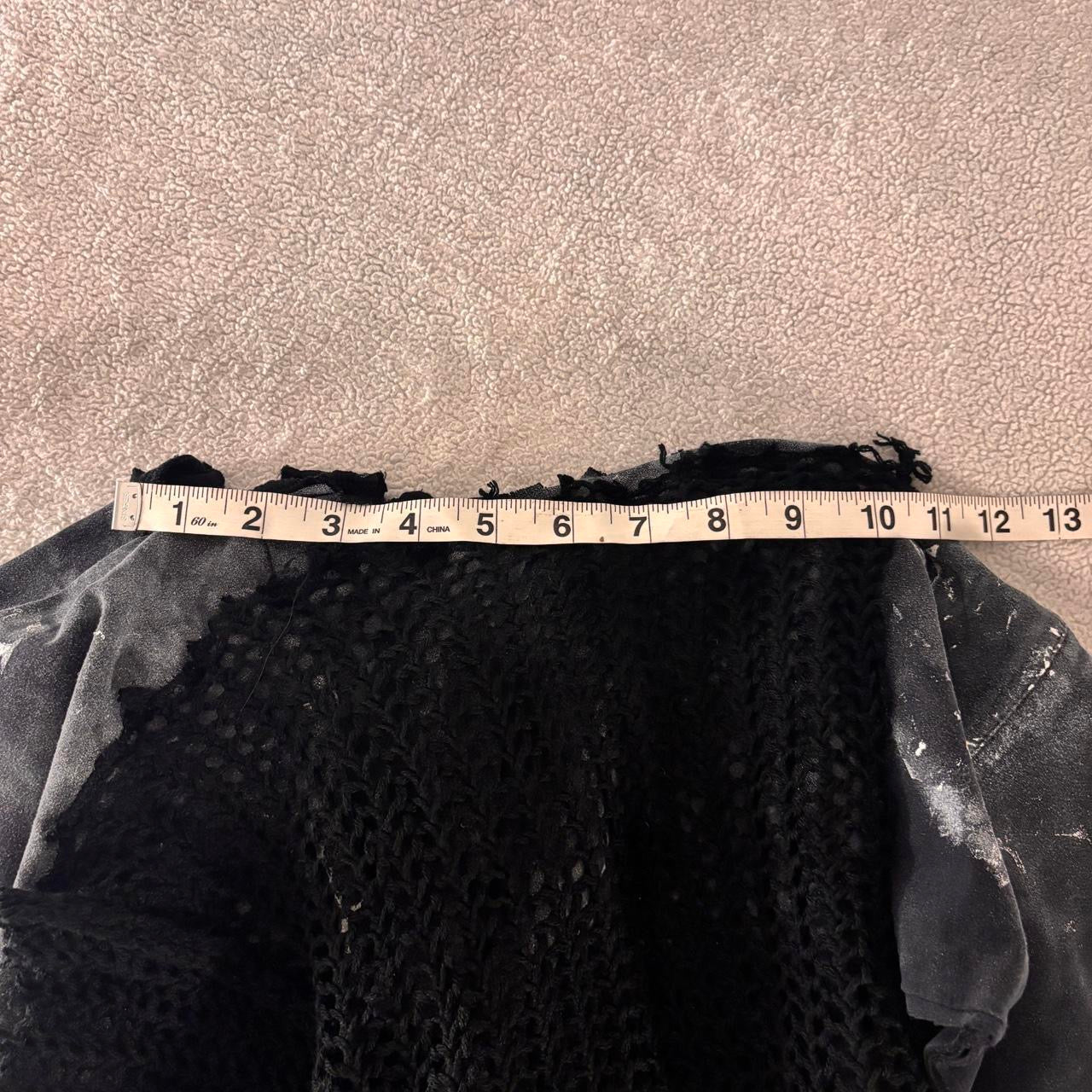 Black and White Spider Mini Skirt