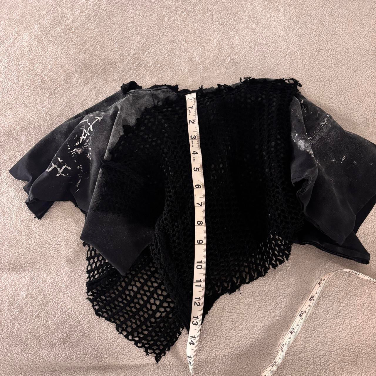 Black and White Spider Mini Skirt