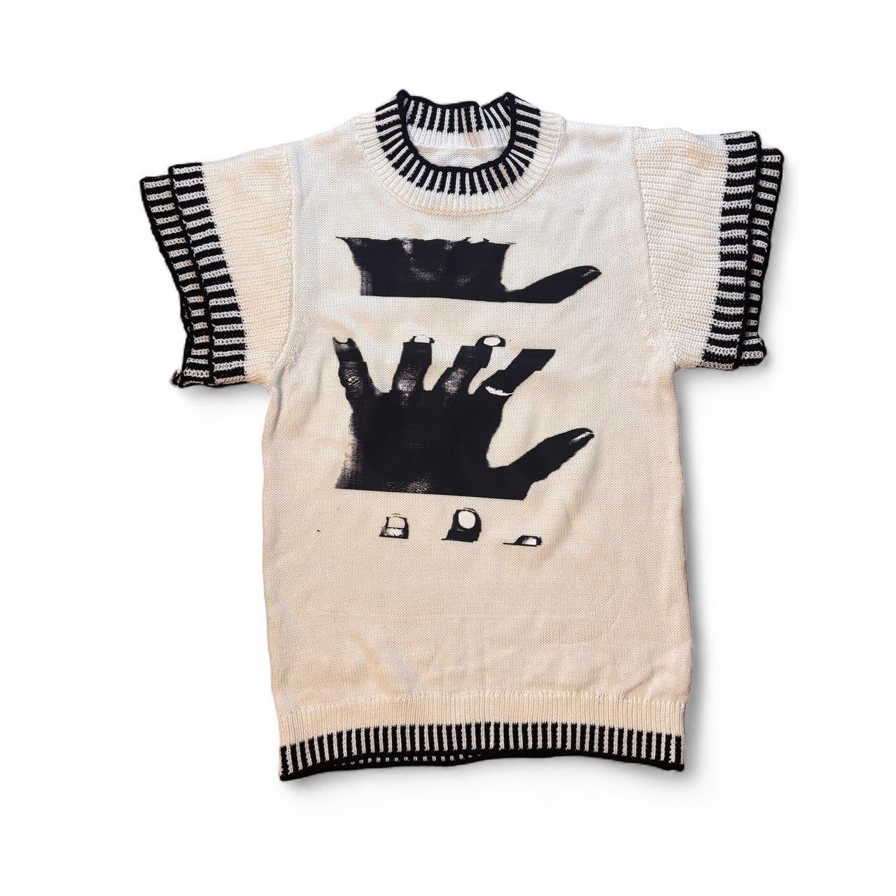 Hand Scan Knit T-shirt