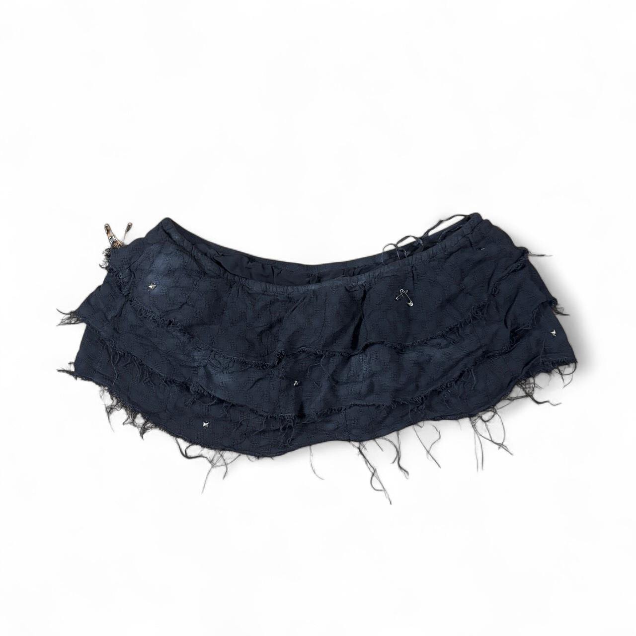 Dark Gray Micro Mini Skirt