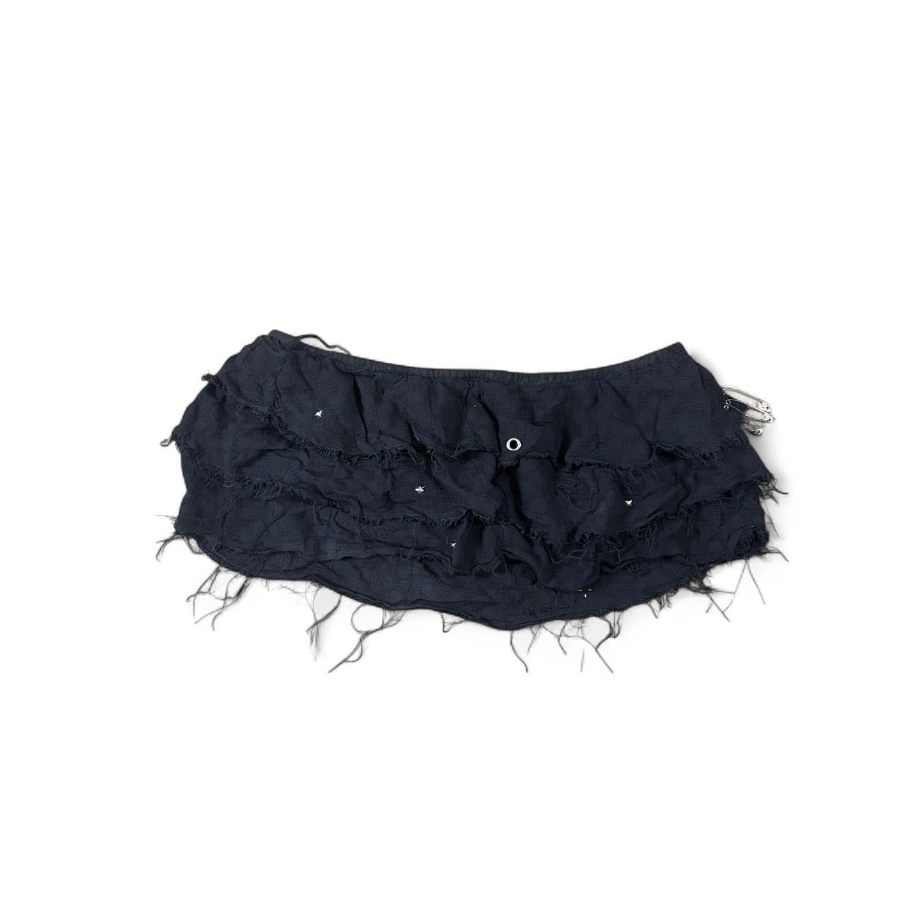 Dark Gray Micro Mini Skirt