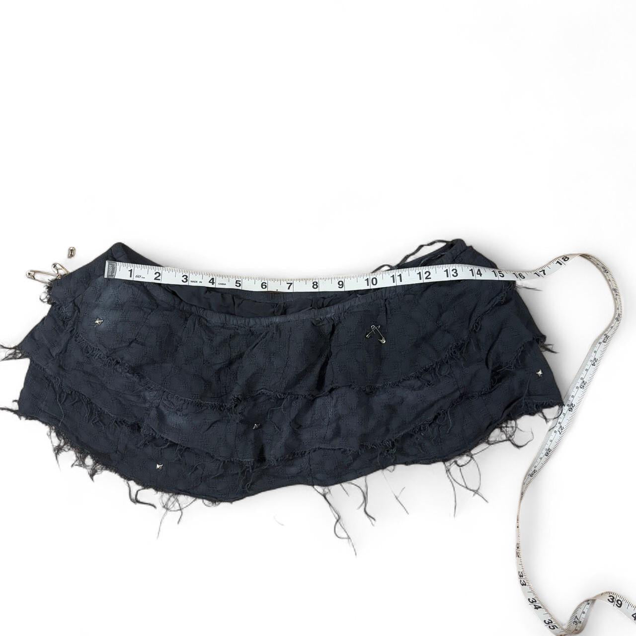Dark Gray Micro Mini Skirt