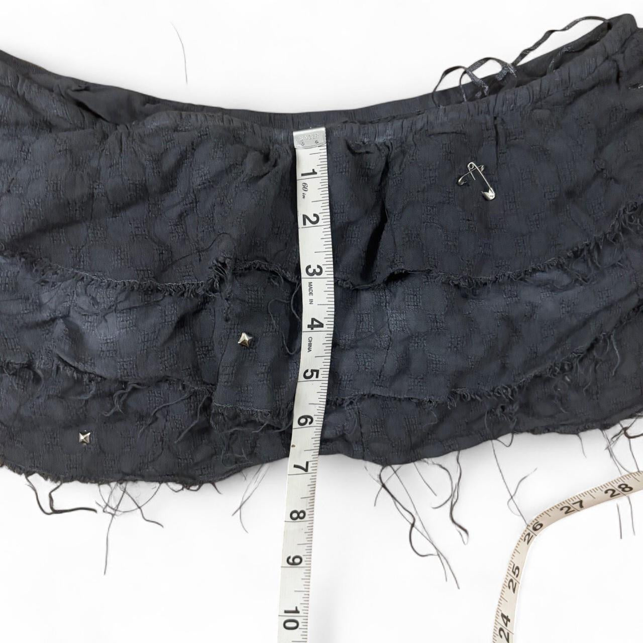 Dark Gray Micro Mini Skirt