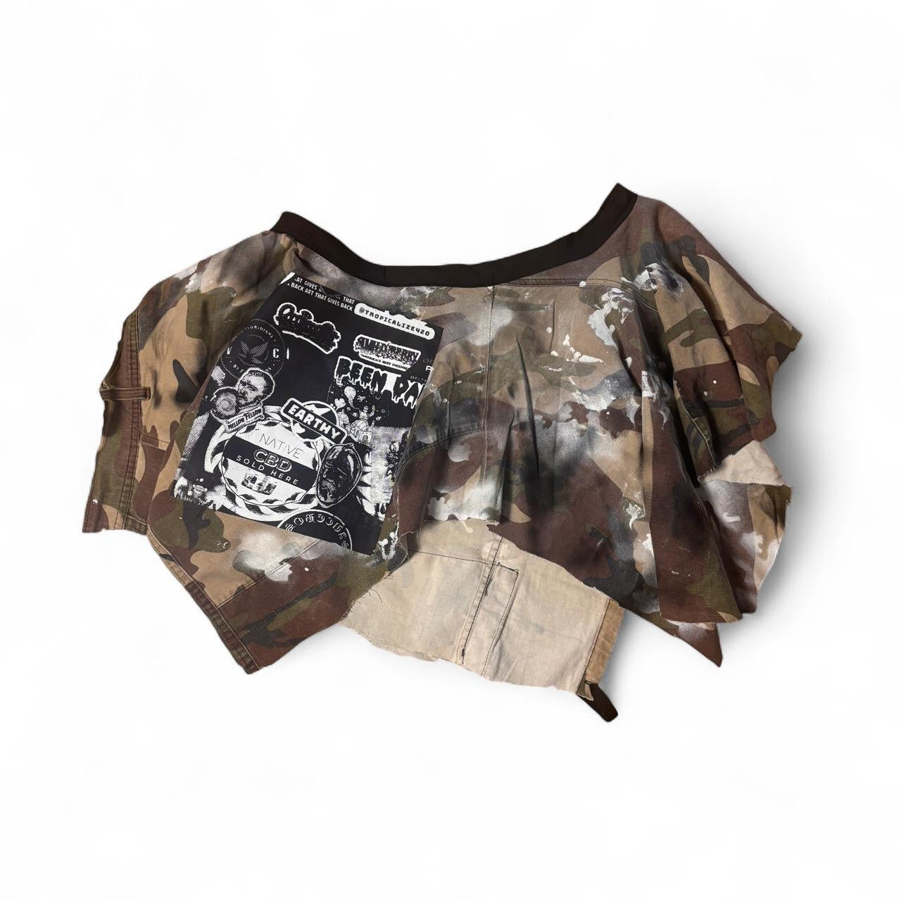 Camo Mini Skirt